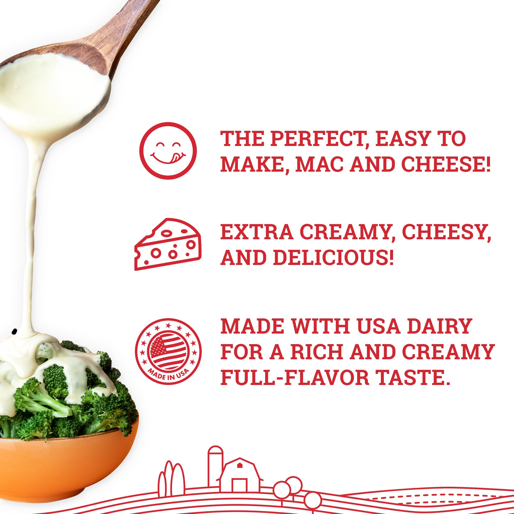 No color added label emphasizes natural, pantry-friendly sauce mix
