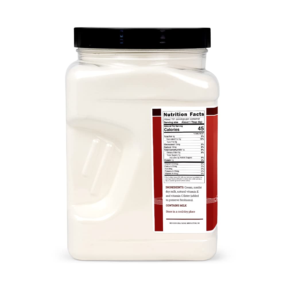 Hoosier Hill Farm Heavy Cream Powder 2lb bag ideal for velvety soups.