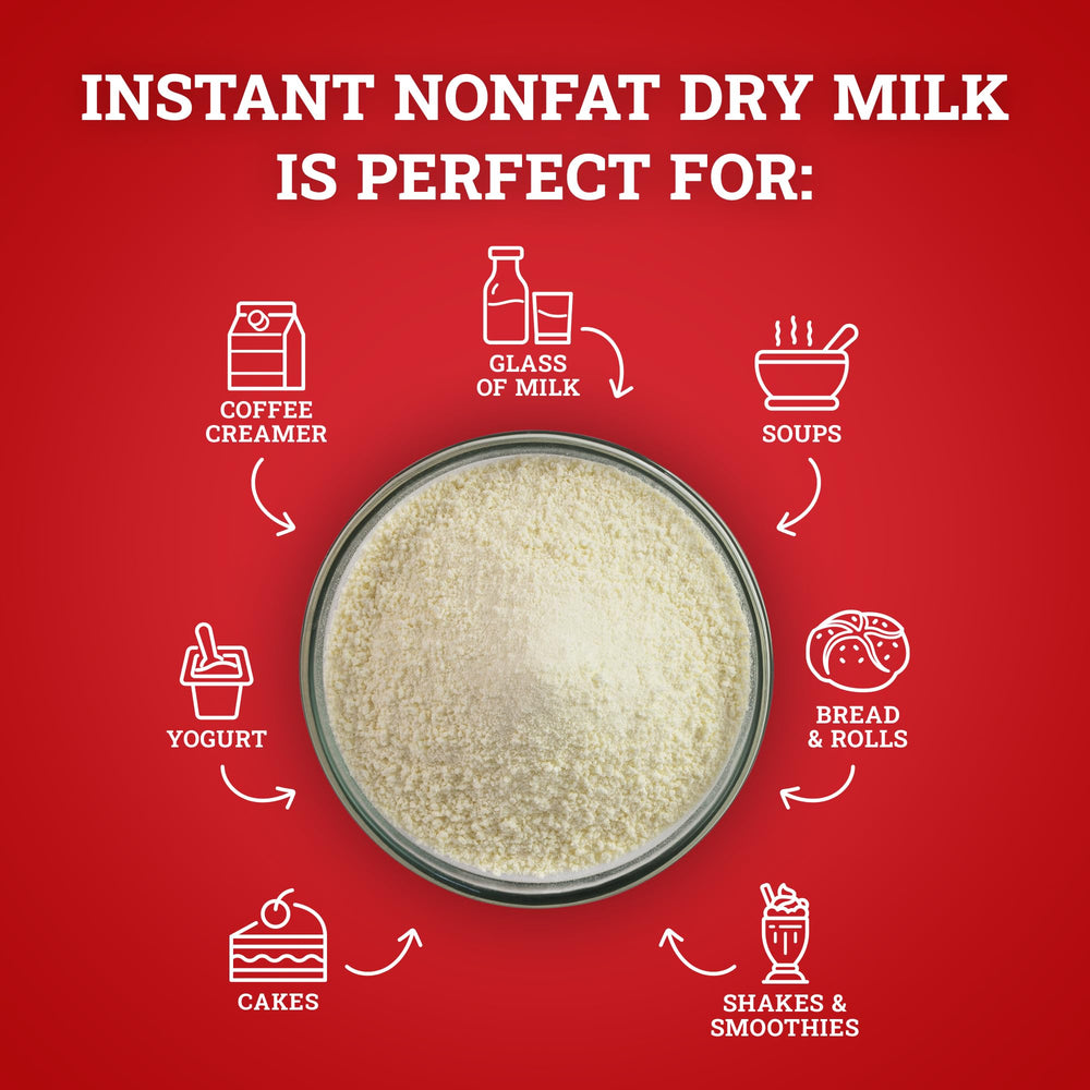 Hoosier Hill Farm milk powder used as a baking ingredient for rich texture.