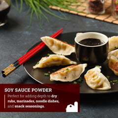 Hoosier Hill Farm Soy Sauce Powder whisked with water to create soy sauce