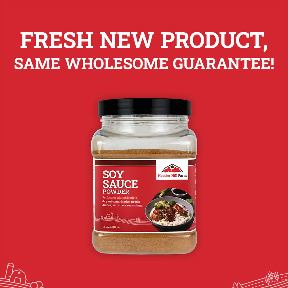 Hoosier Hill Farm Soy Sauce Powder used as a dry rub for proteins