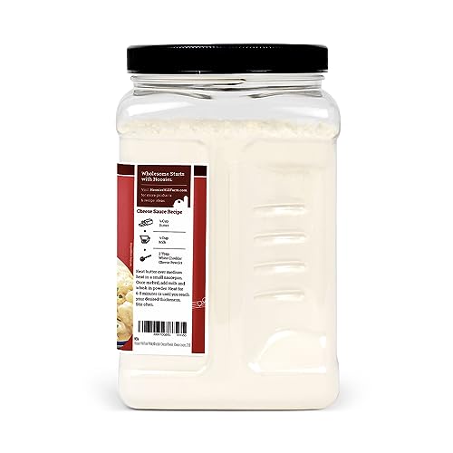 Hoosier Hill Farm cheddar powder on snacks for extra cheesy taste