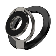 HOOTEK magnetic ring holder with kickstand — front view for stable hands-free use.