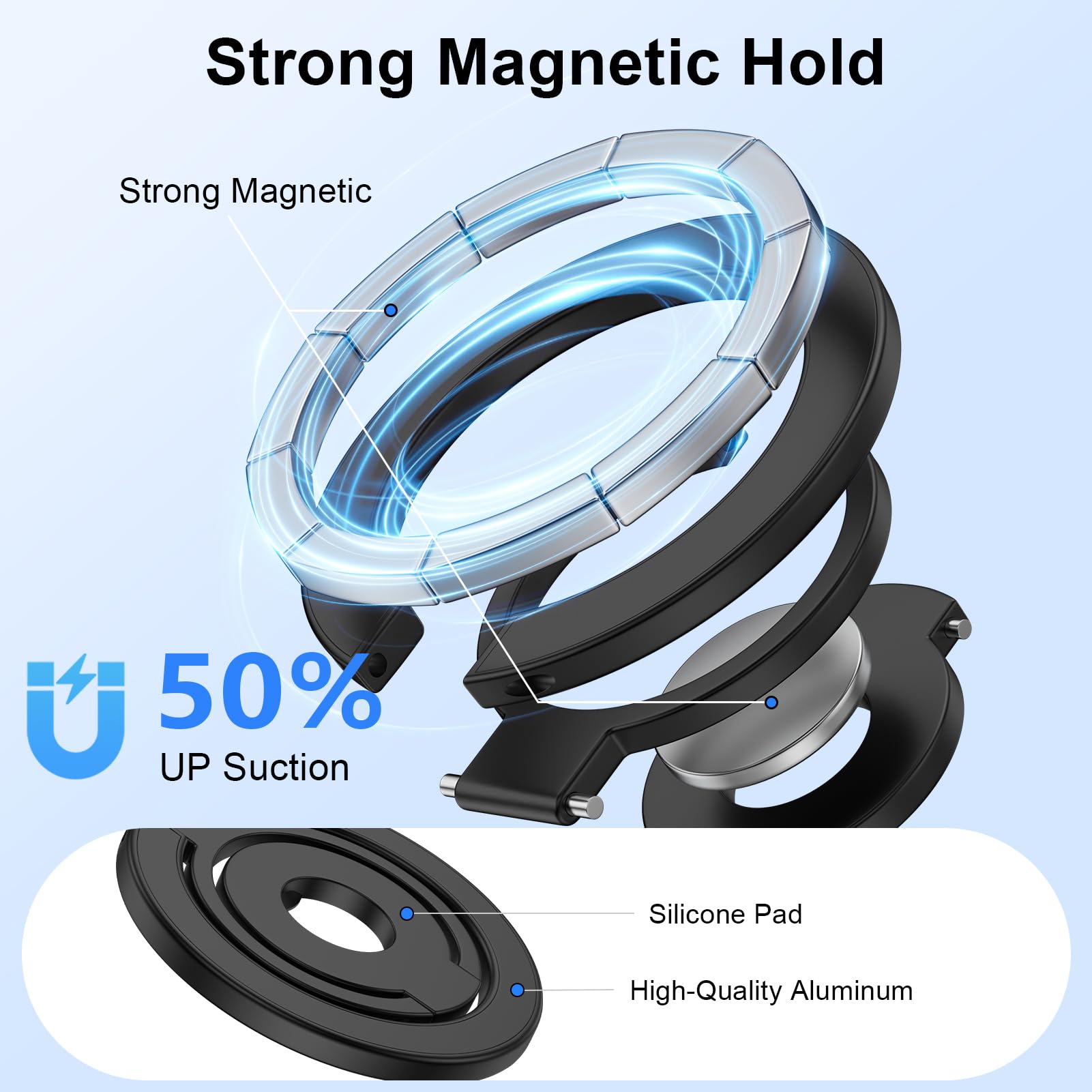HOOTEK ring is removable for wireless charging and easy reattachment