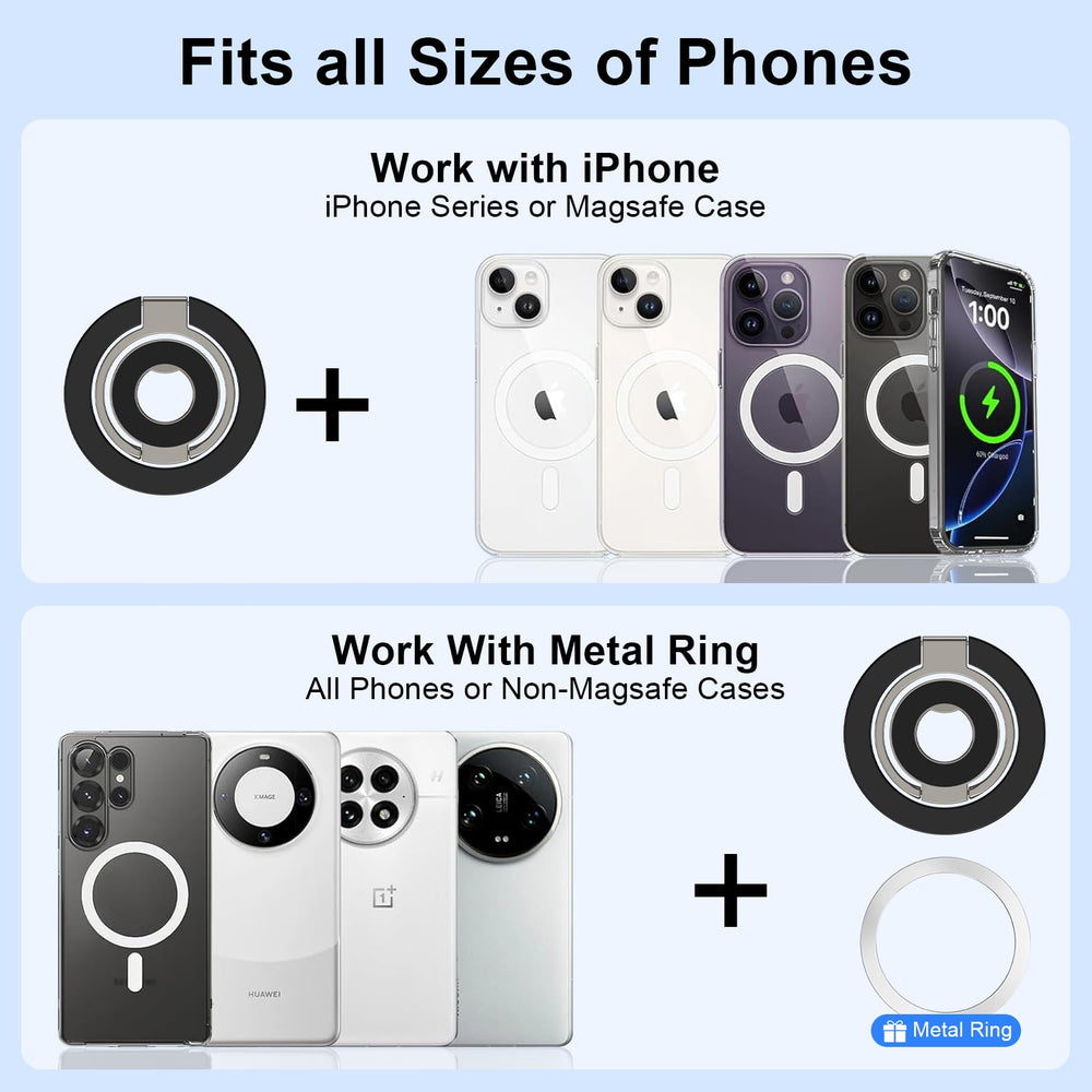 HOOTEK ring holder attached to car mounts enables on-the-go access.