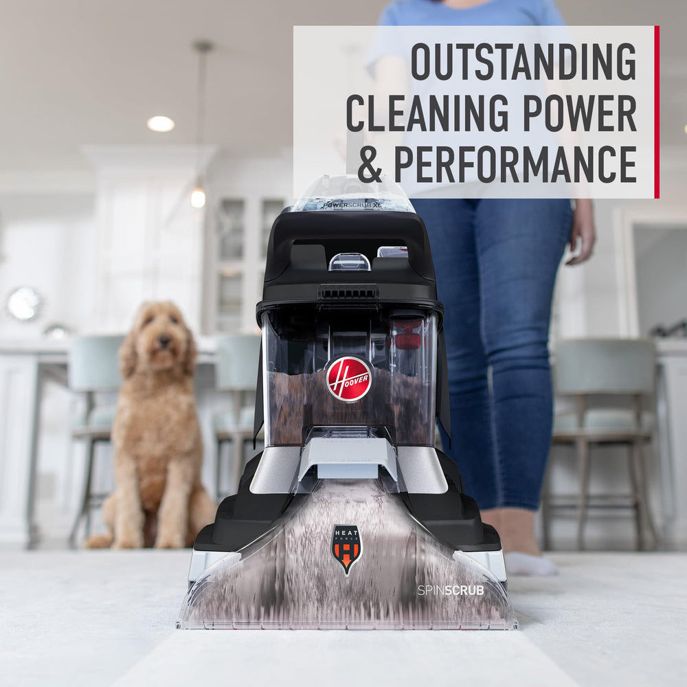 Hoover Oxy measuring cap shows easy dosing for precise cleaning.