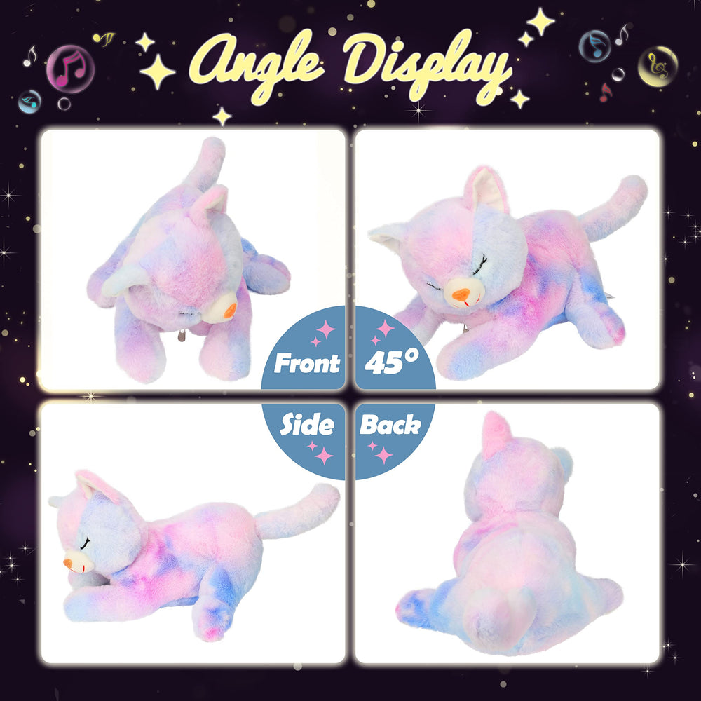 Hopearl 18-inch plush cat offers a large, cuddly presence for hugs.