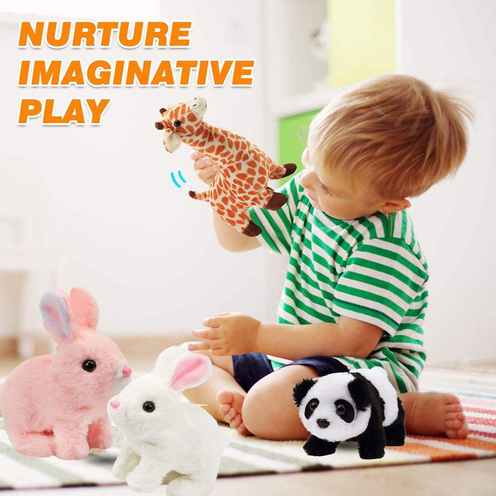 Hopearl 7-inch bunny is portable for on-the-go playtime