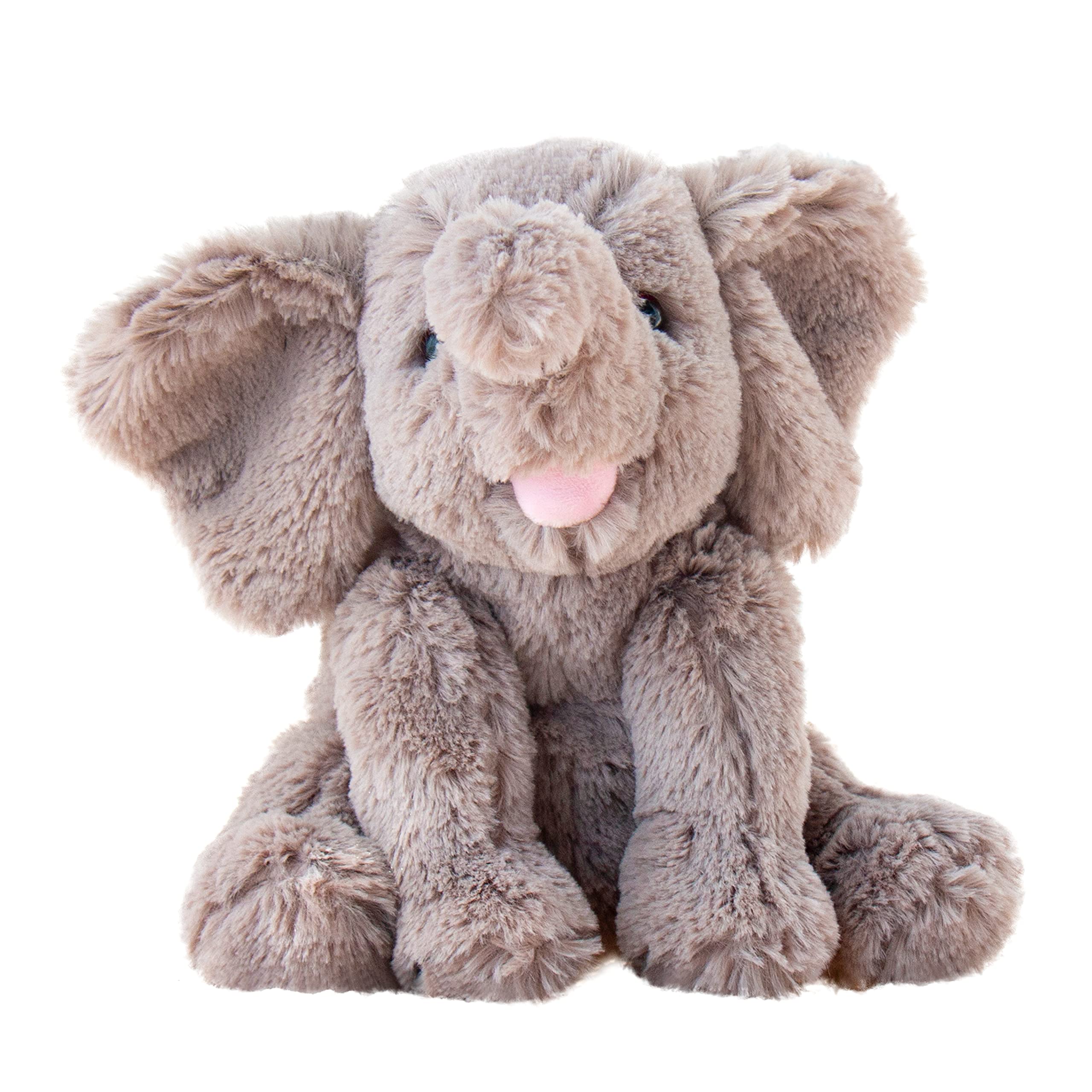 Hopearl adorable plush calf elephant toy in gray, 9-inch size for cuddle time.