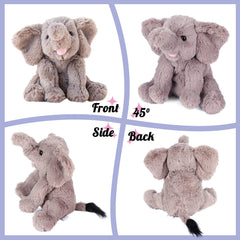 Hopearl elephant plush is a perfect bedtime companion for kids.