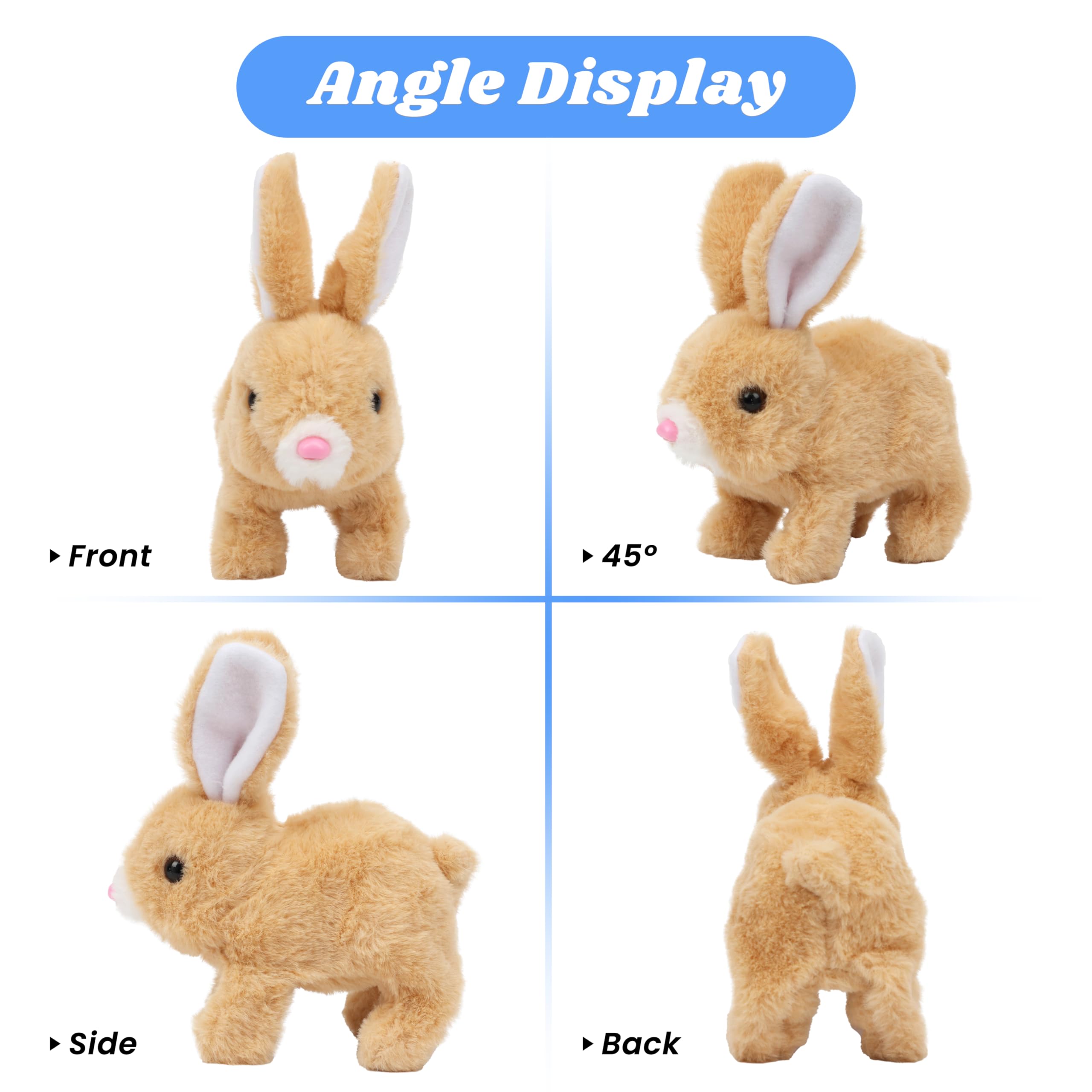 Hopearl hopping rabbit nose twitch — interactive response during play.