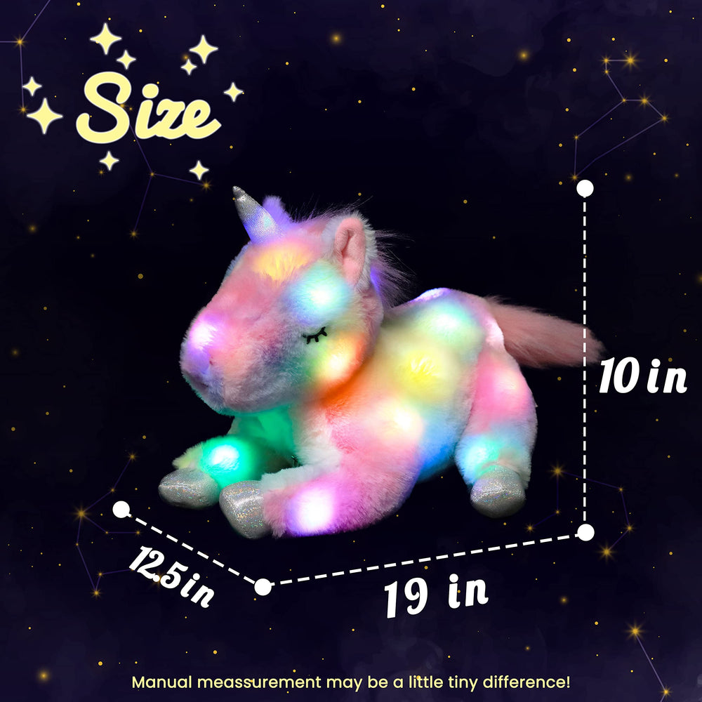 Hopearl unicorn baby one adds color and companionship during playtime.