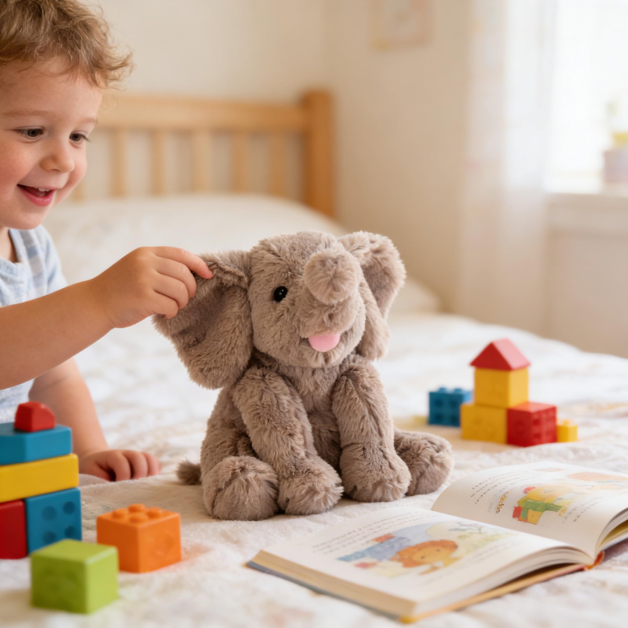 Hopearl elephant toy is ready for playtime and imaginative adventures.