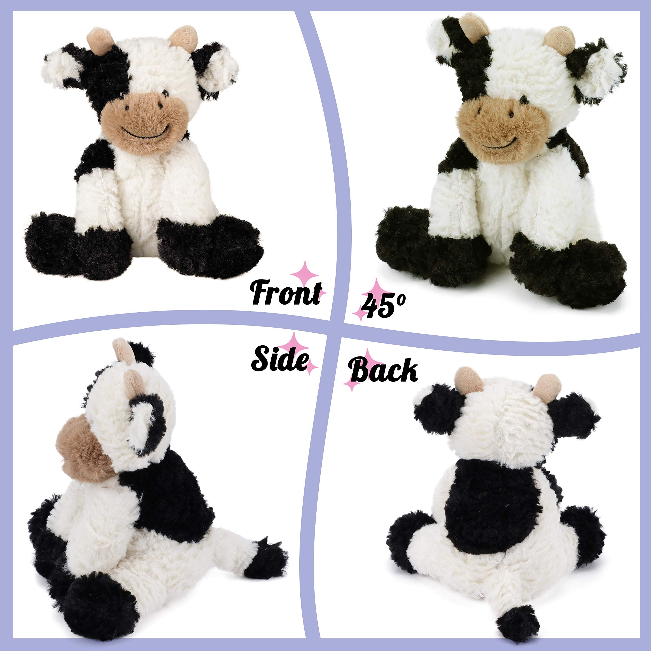 Hopearl plush cow is a bedtime companion for calm evenings and dreams.