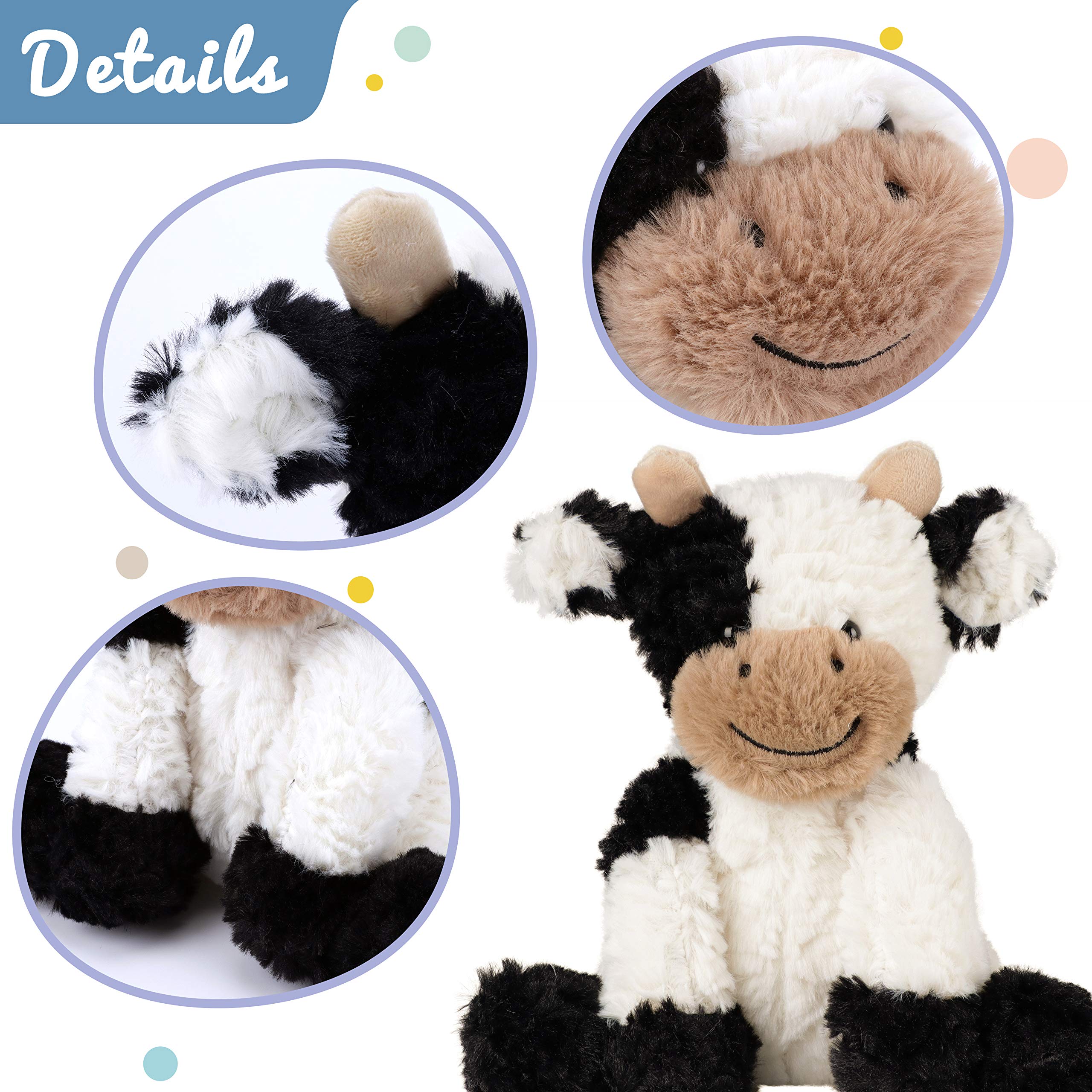Hopearl cow toy adds whimsy to playtime and storytelling.