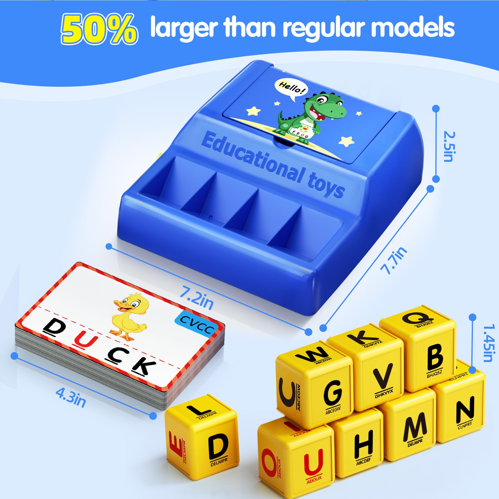 HOPEEYE removable folding plate increases word challenge