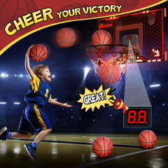 HopeRock child playing mini basketball highlights safe, compact recreation.