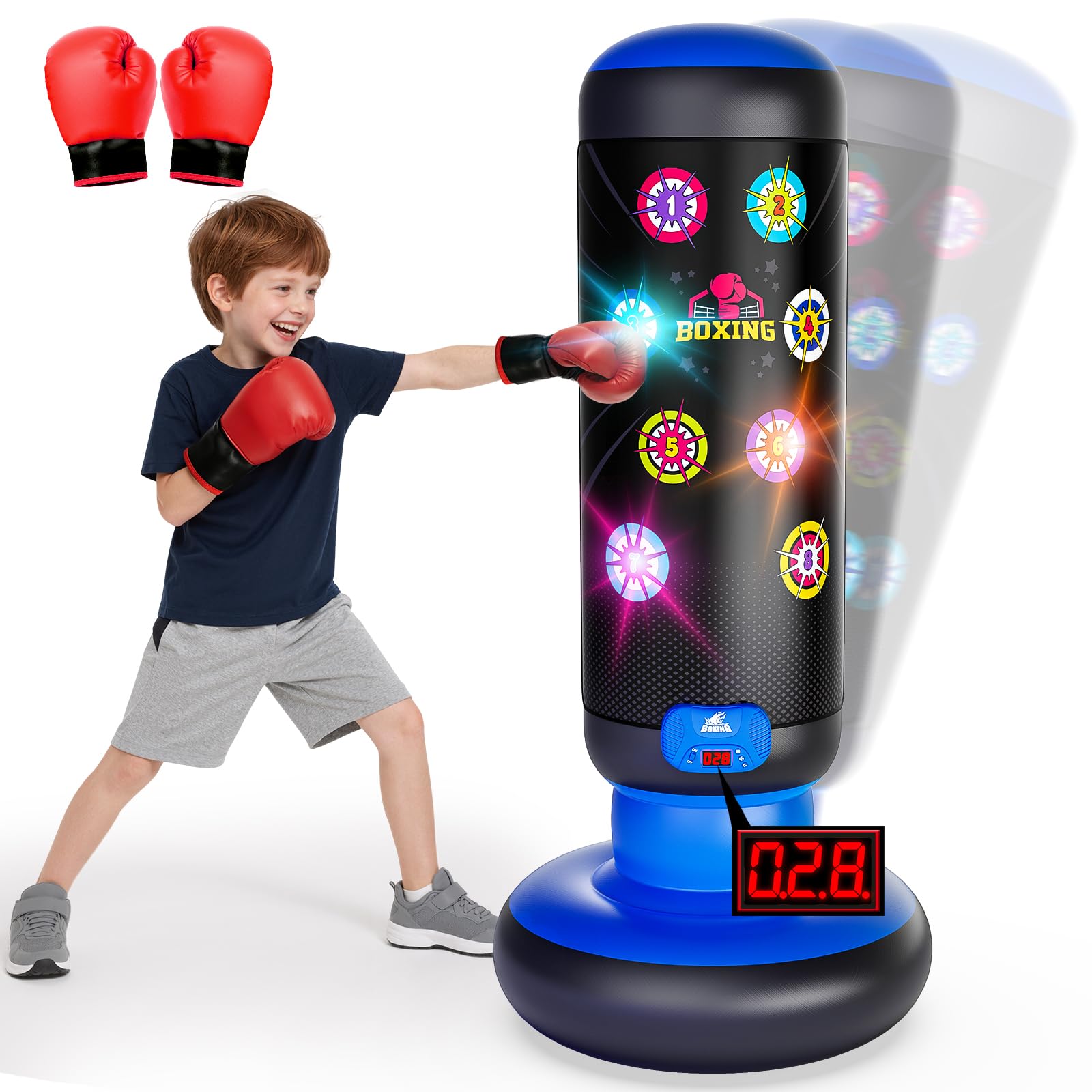 HopeRock punching bag kids boxing set for durable indoor or outdoor play and active fun.