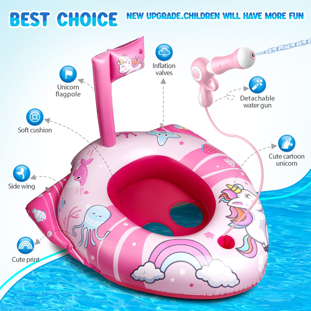 HopeRock water spray gun feature enables interactive pool play