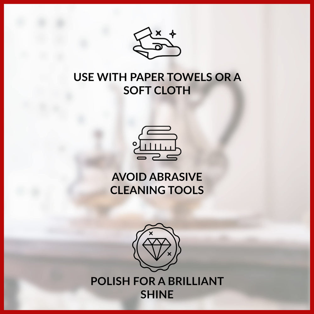 HOPE'S Brass Polish easy-to-use buffing method for quick results
