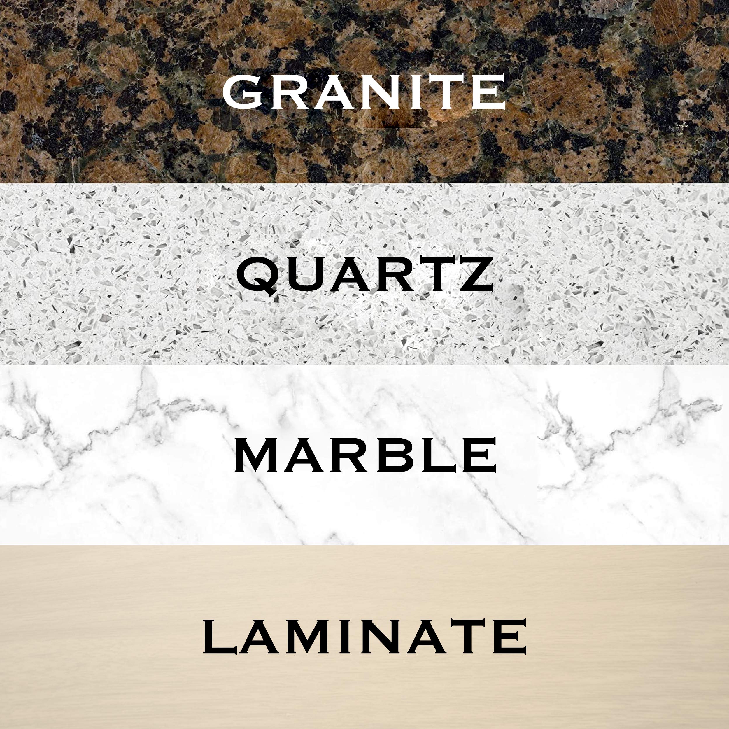 Wipe-on, streak-free finish on kitchen counters with HOPE'S polish.