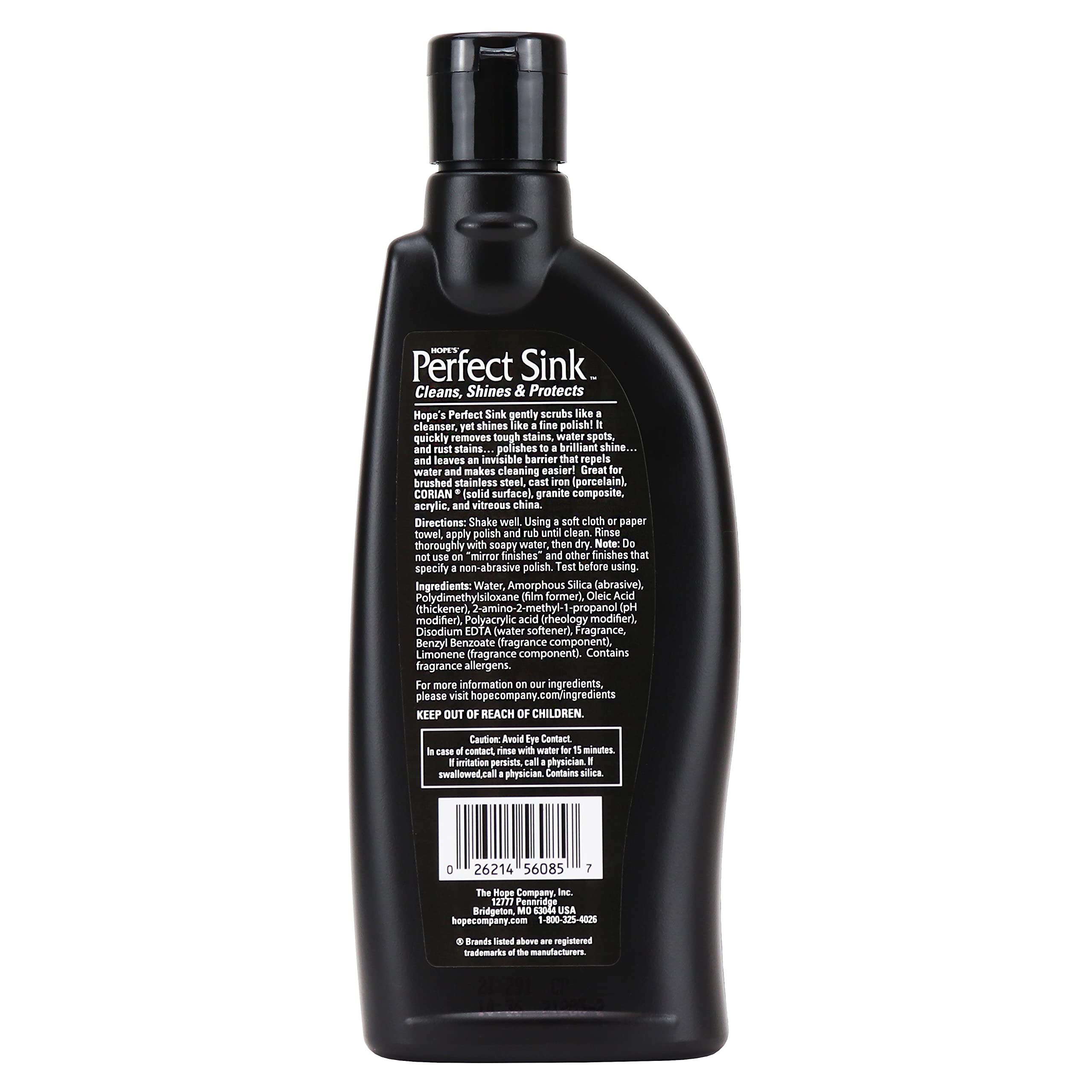 HOPE'S Perfect Sink lemon-scent application scene delivering a quick, refreshing shine.