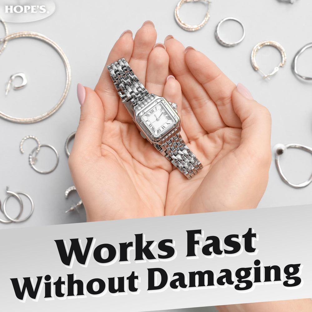 HOPE'S Silver Polish sterling-silver care safe on delicate pieces