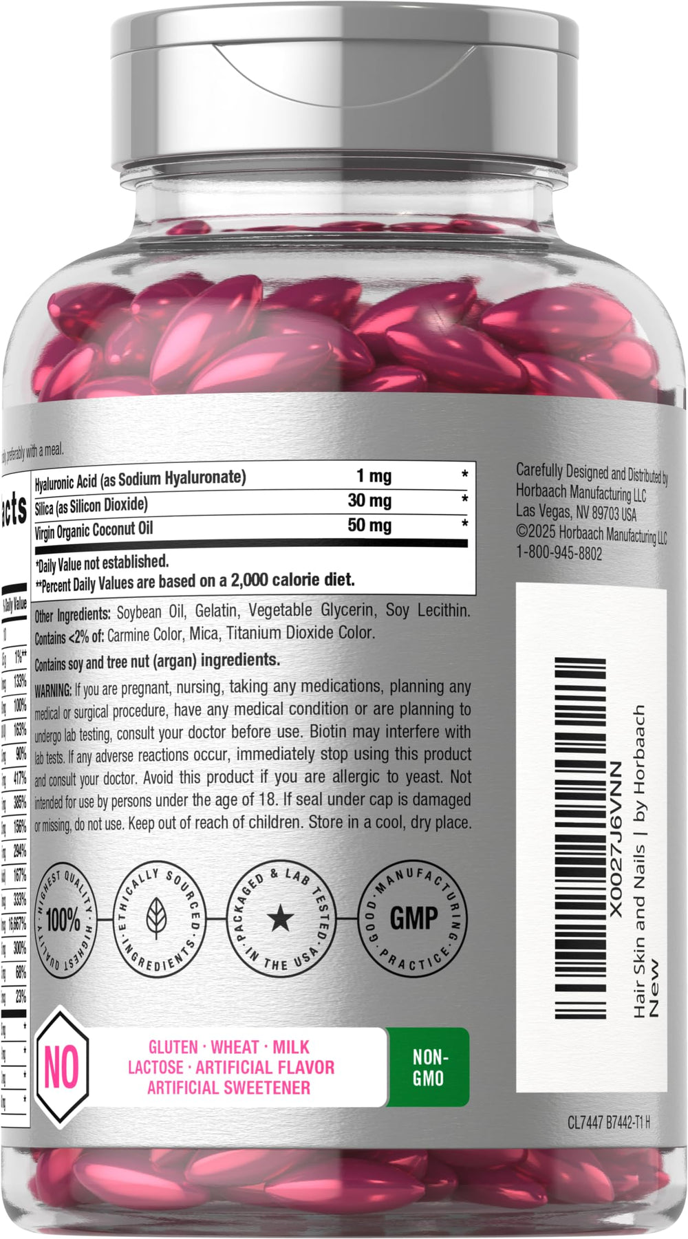 Horbäach argan oil infusion for nourishing skin and hair.