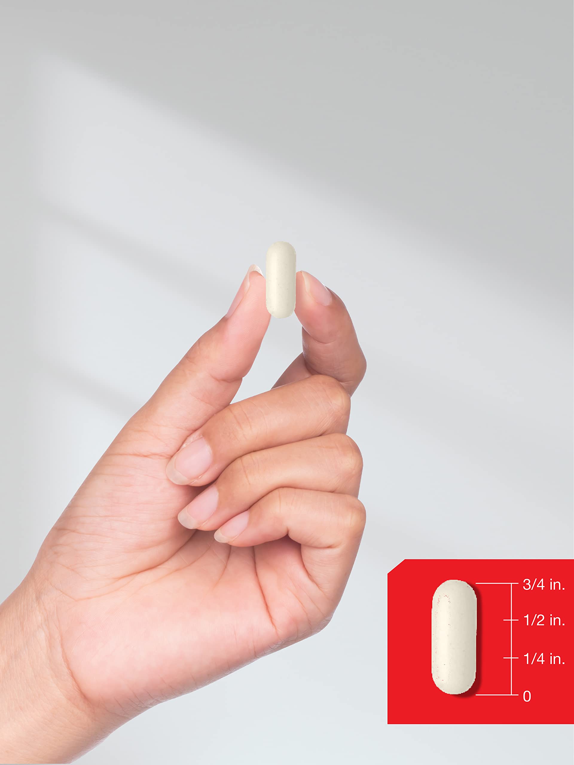 Packaging seal on Horbaach L-Arginine packaging indicating quality and allergen-free composition