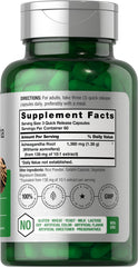 Horbaach Ashwagandha capsules closeup for easy daily use.