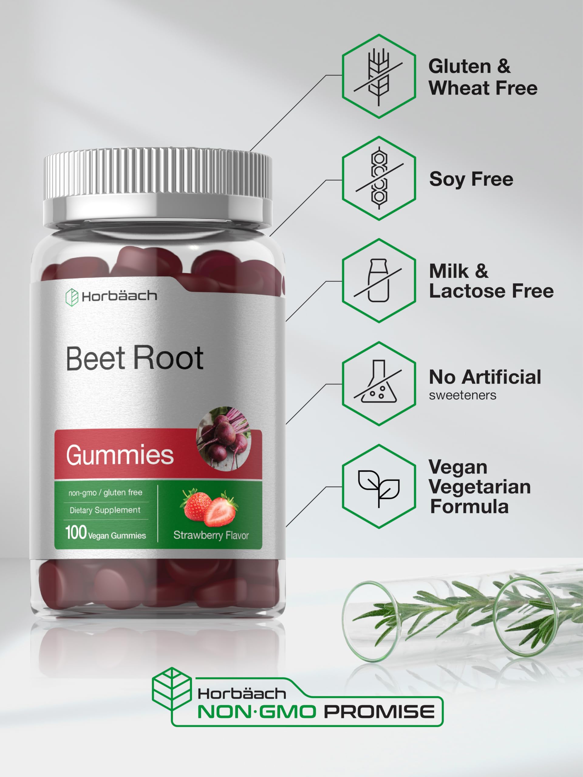 Horbaach Beet Root Gummies lab-tested seal signals trusted quality