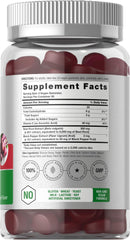 Horbaach Beet Root Gummies strawberry flavor jar highlighting gluten-free non-GMO option