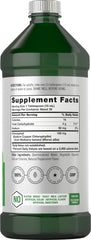 Horbäach chlorophyll drops label close-up highlighting purity and quality