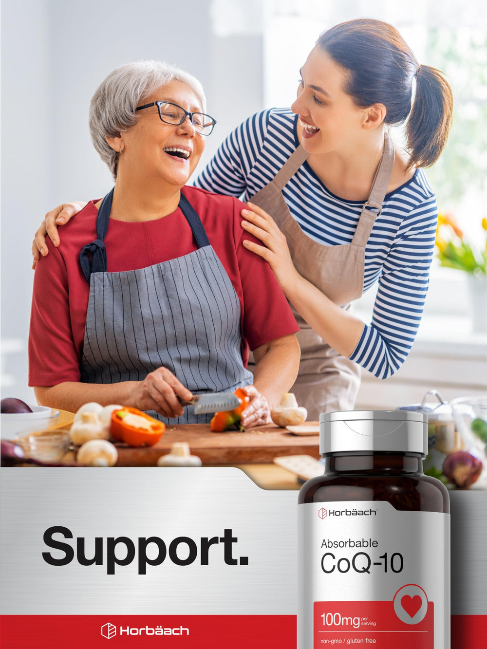 Horbäach CoQ10 softgels easy-to-swallow capsules for everyday use