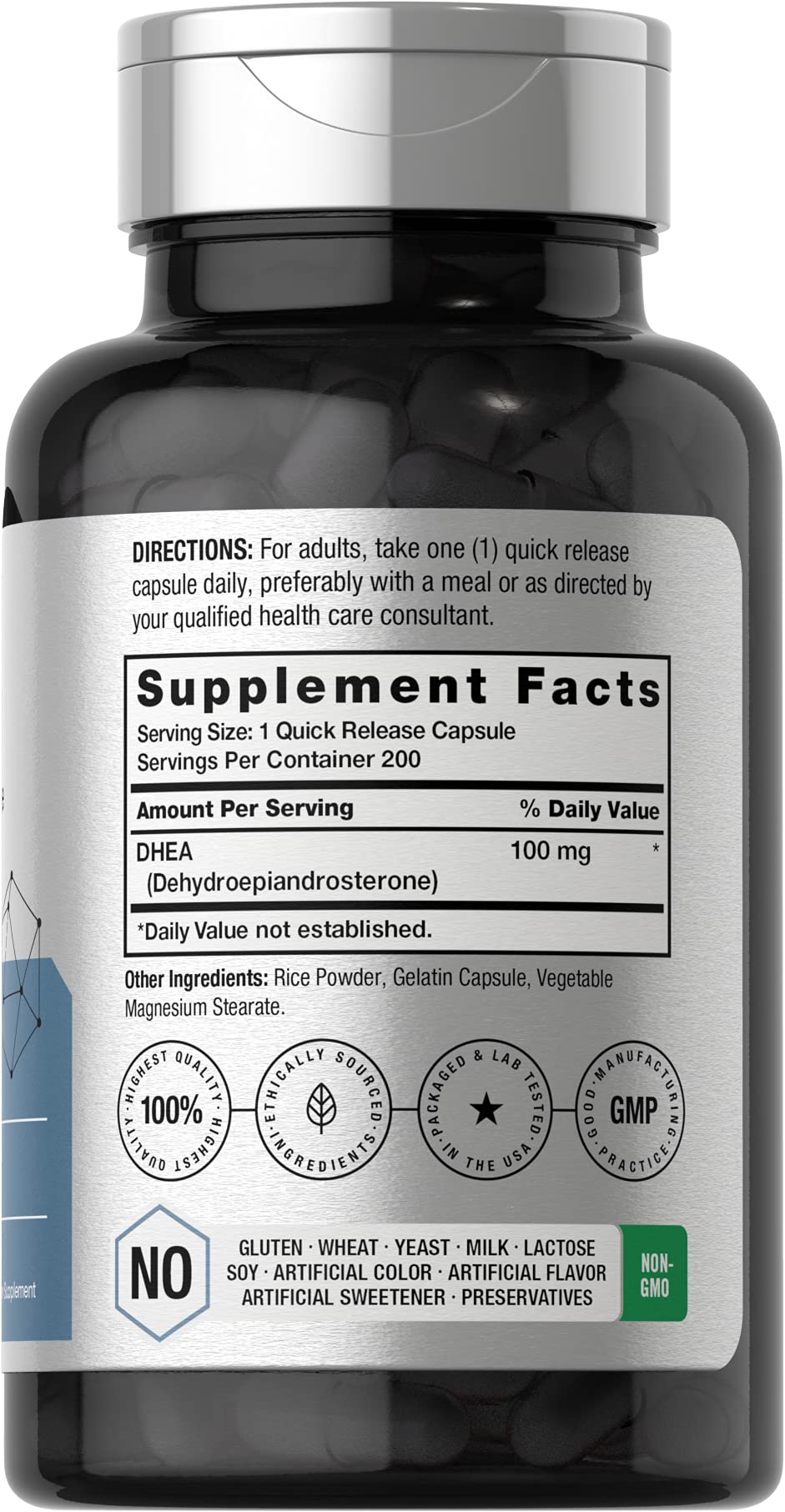 Horbäach DHEA quick-release capsules for daily wellness
