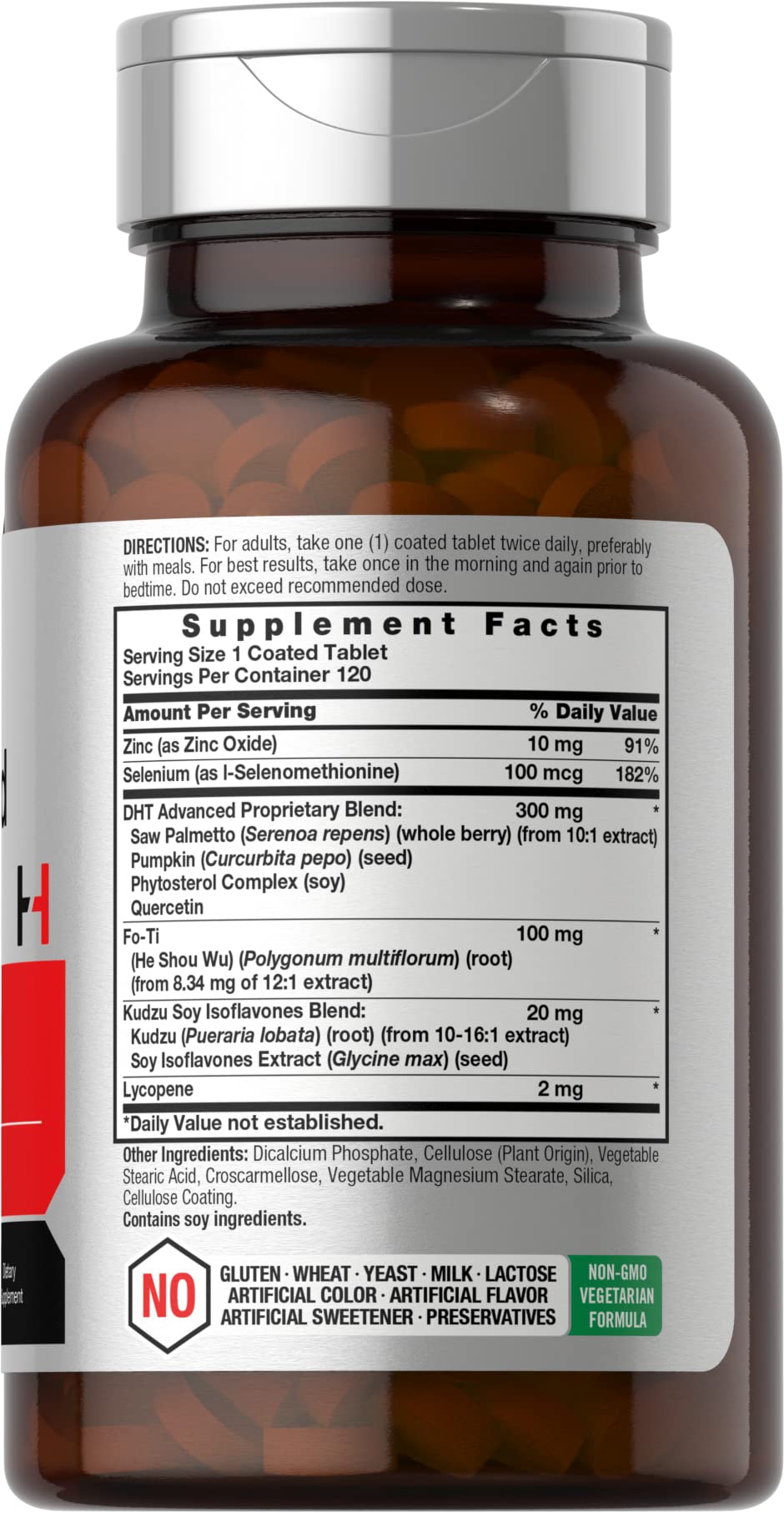 Horbaach DHT Advanced Hair Formula tablets ready for daily use