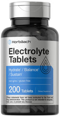 Horbäach Electrolyte Tablets bottle front view for on-the-go hydration