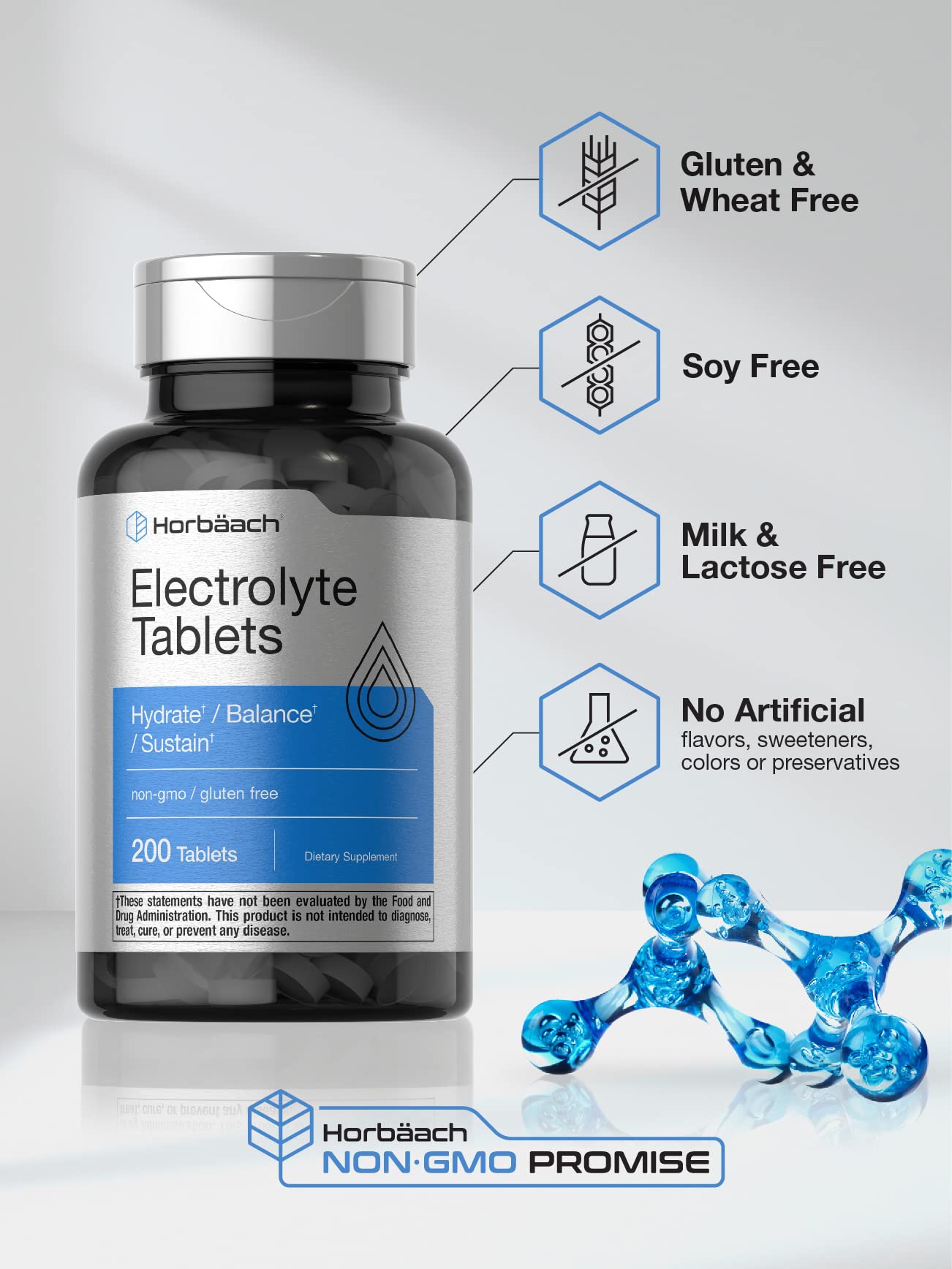Boxed Horbaach packaging for Keto-friendly hydration routine