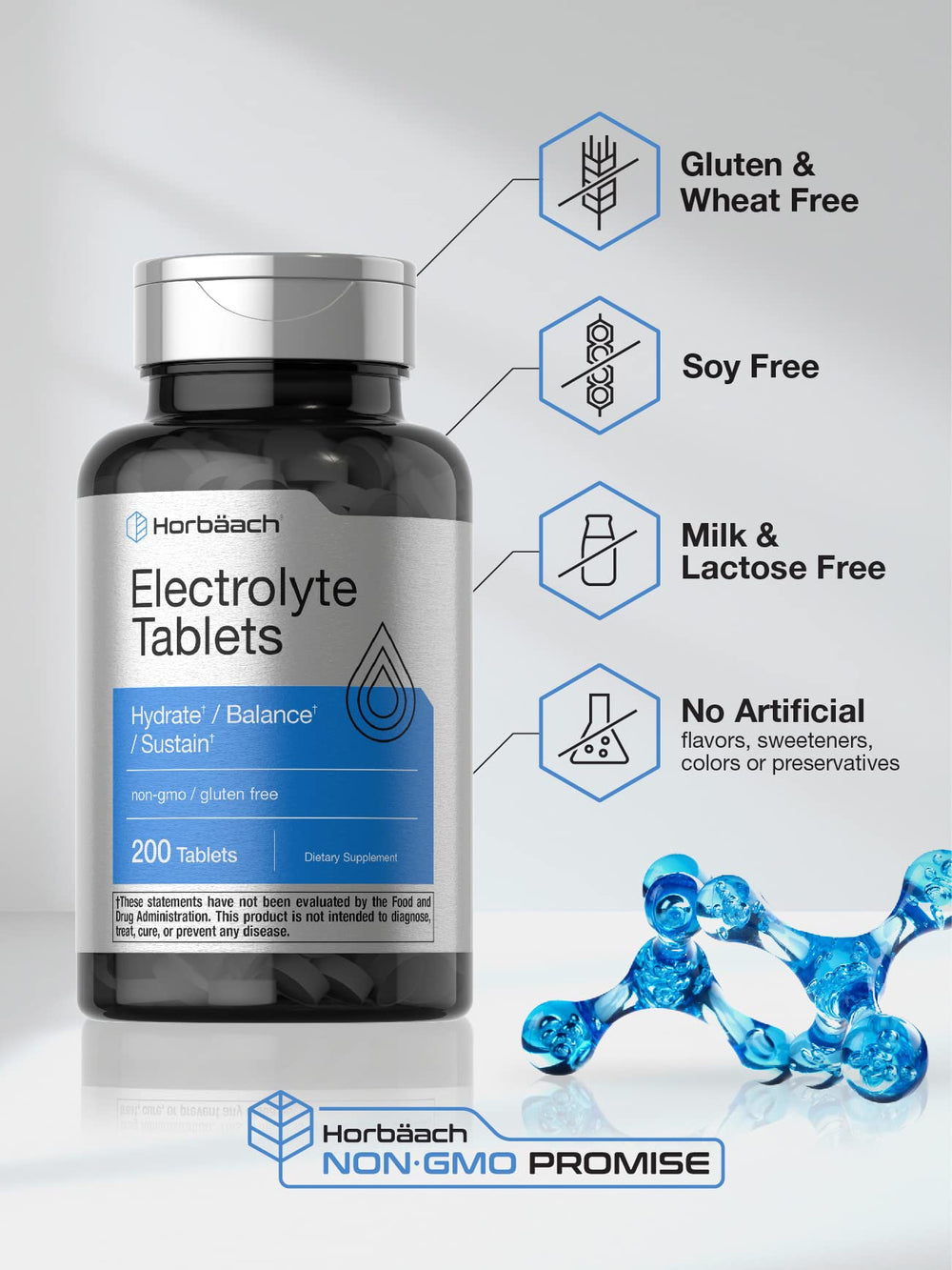 Boxed Horbaach packaging for Keto-friendly hydration routine