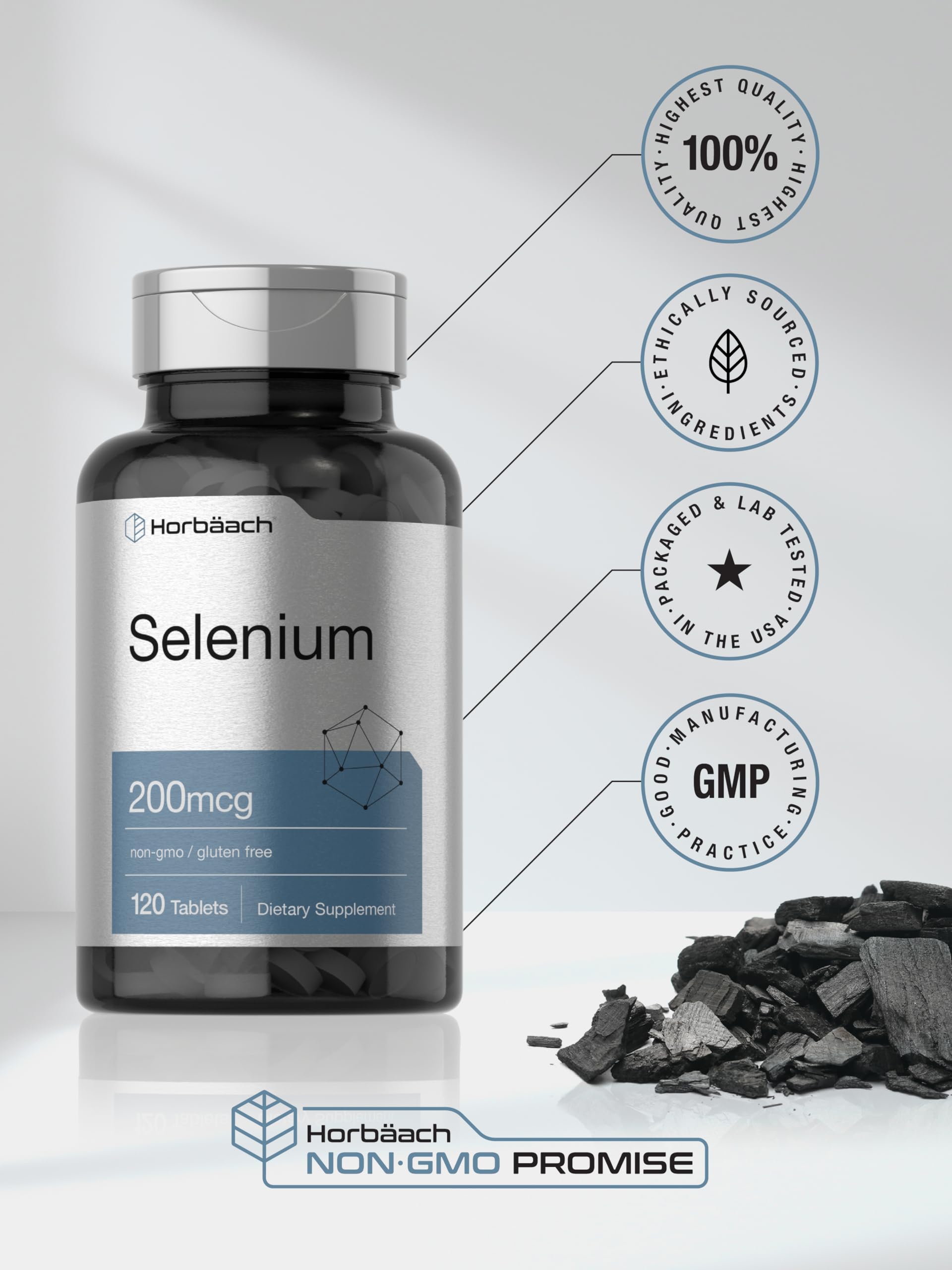 Horbäach gluten-free diet-friendly bottle showcased for sensitive diets.