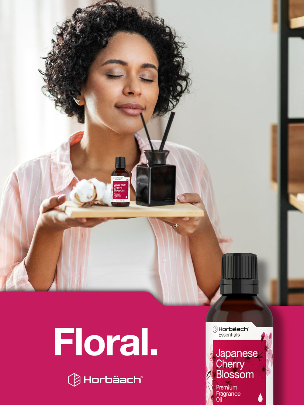 Horbaach Japanese Cherry Blossom fragrance oil ideal for bath and body projects.
