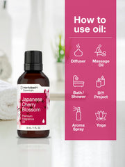 Horbaach Japanese Cherry Blossom fragrance oil for candle making to create floral ambiance.