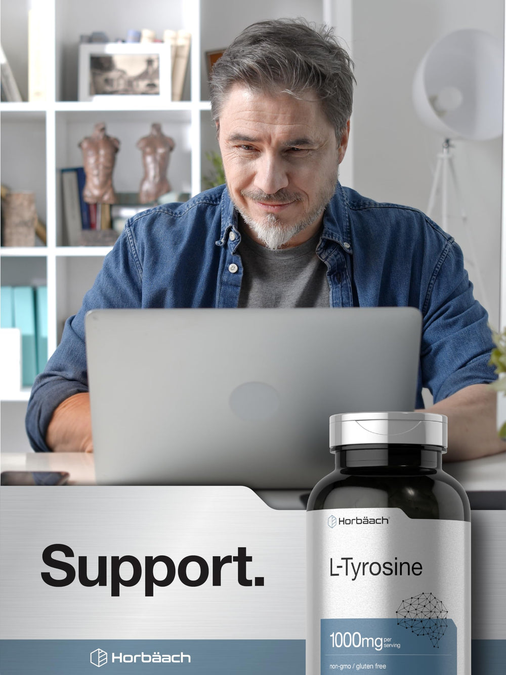 Horbäach L-Tyrosine capsules for a simple daily routine