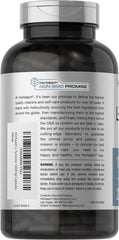 Packaging of Horbäach L-Tyrosine shows gluten-free and non-GMO features