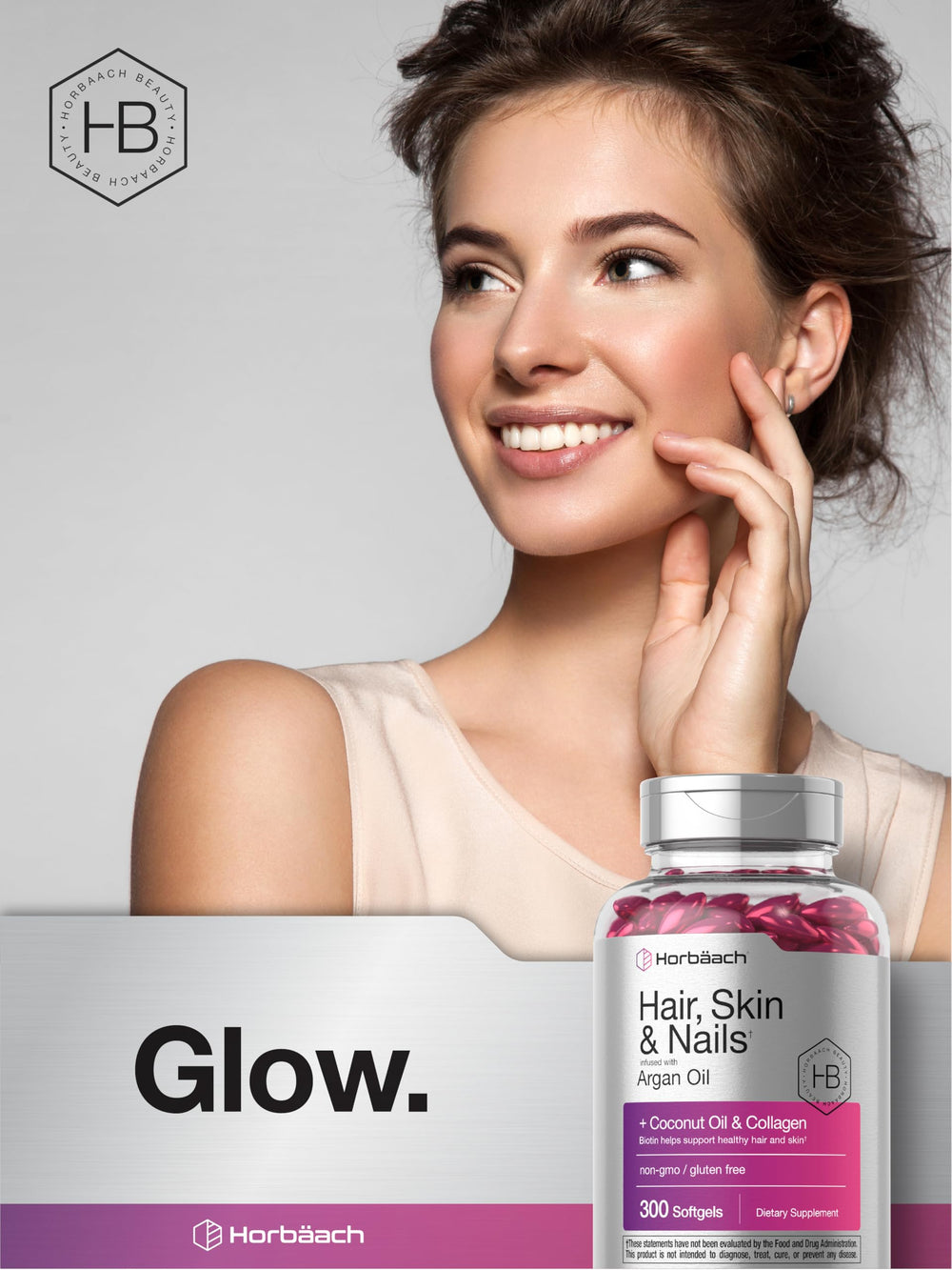 Horbäach lab-tested ingredients seal for trusted quality.