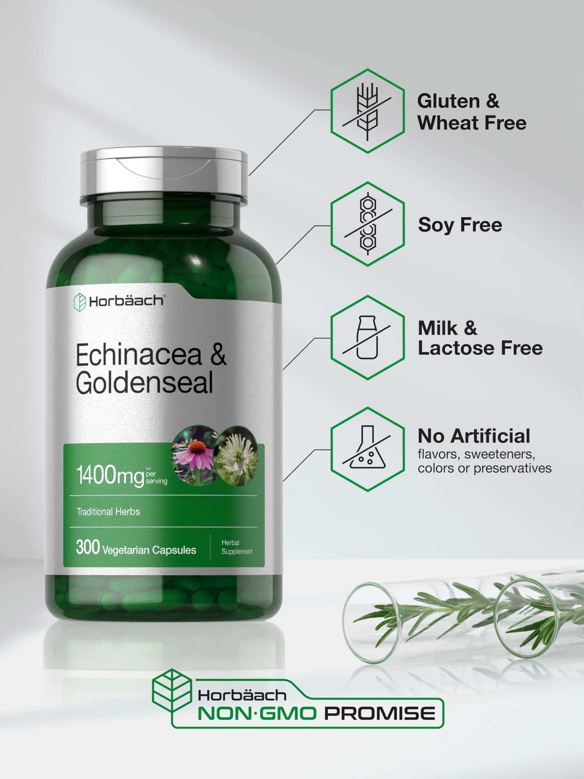 Horbäach lab-tested seal assures quality and consistency.