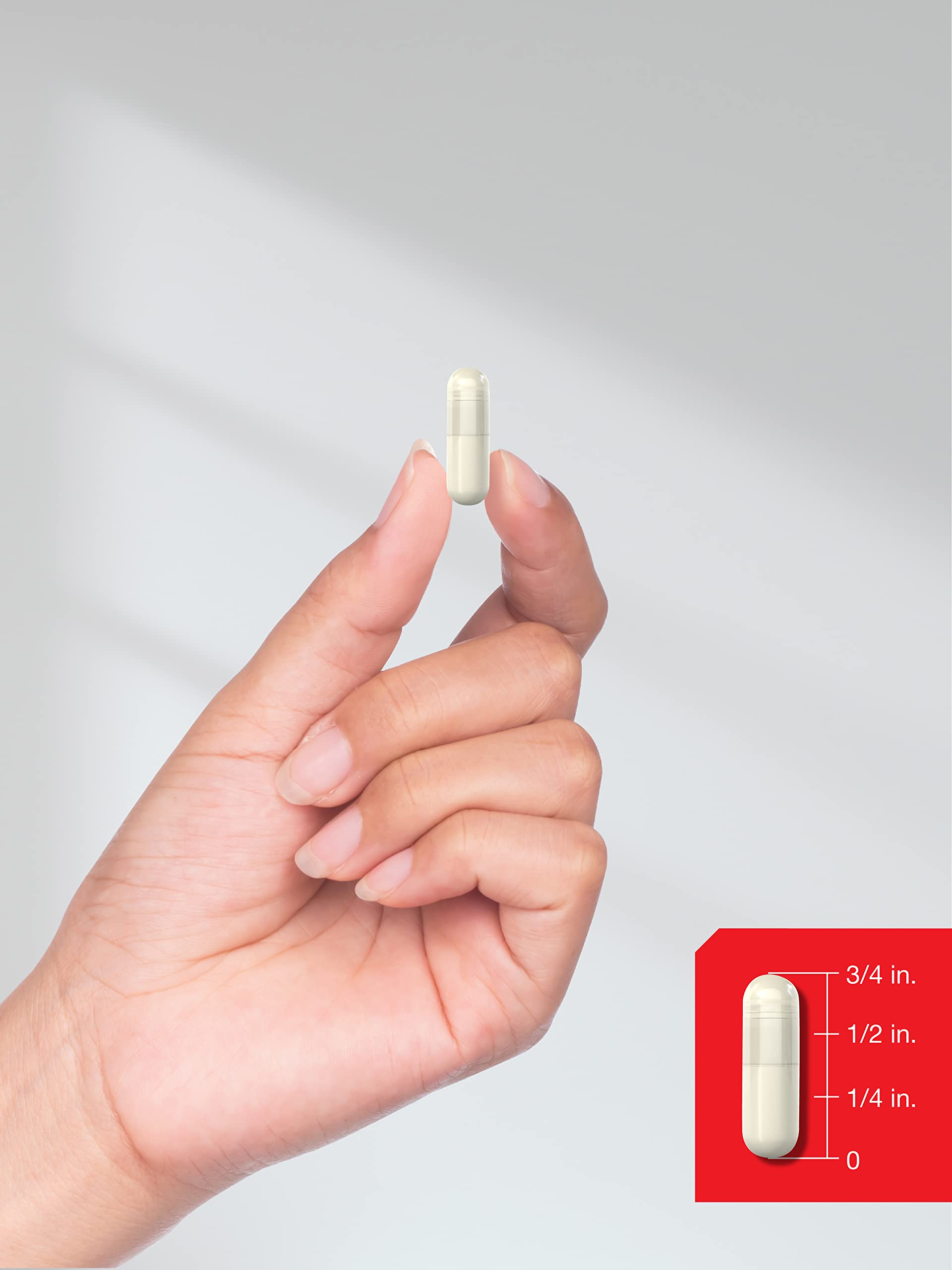 Horbaach Longjack Tongkat Ali capsules glass bottle on a countertop.