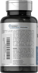 Horbäach Magnesium 500mg bottle back label reveals ingredients and dosage details.