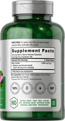 Horbäach Milk Thistle capsules closeup for easy intake
