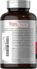 Close-up of Horbaach Nitric Oxide ingredients including L-Arginine and L-Citrulline.
